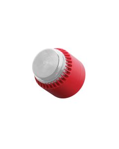 Cooper Fulleon Conventional Flashni, Red Base, Clear Lens, Shallow Base