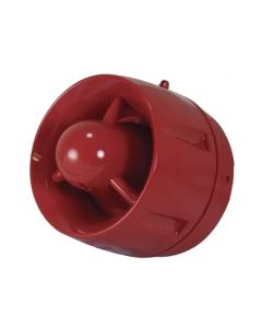 C-TEC CAST Hi-Output 100dB(A) Wall Sounder, Shallow Base, Red