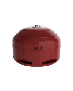 Cygnus SmartNet100 Sounder Radio Base with ceiling VAD, red, standard battery