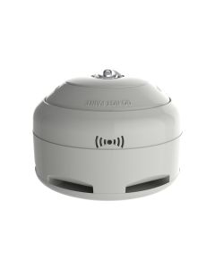 Cygnus SmartNet100 Sounder Radio Base with ceiling VAD, white, standard battery