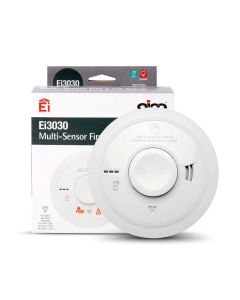 Aico Ei3030 Multisensor Fire and CO Alarm, Mains Powered 10-year Lithium Battery Back Up