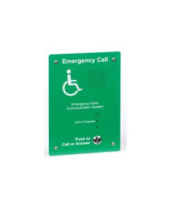 Green handsfree EVC outstation, flush