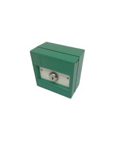 KAC Green Manual Call Point, 2 Position, Untrapped Keyswitch