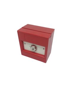 KAC Red Manual Call Point, 2 Position, Trapped Keyswitch