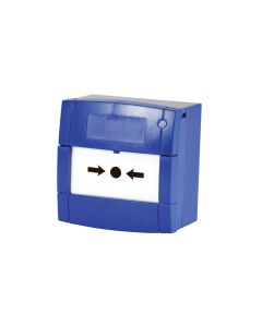 KAC Blue Manual Call Point, NO/NC Contacts, Glass Element
