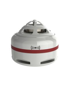 Cygnus SVI PRO Radio Base with Smoke & PIR Combi Detector, red ring, standard battery