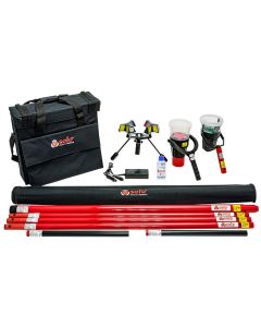 No Climb smoke & cordless heat test set 9.3 metres c/w 2 battery batons