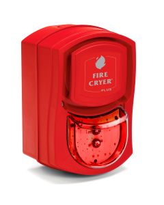 Vimpex Fire-Cryer Plus, Red Voice Sounder /w Deep Base and Red Beacon