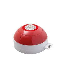 Apollo Addressable Cat C Loop Powered VAD, White Flash, Red Body