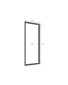CTEC ZFP Flush Fit Bezel for Large Cabinet
