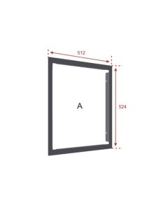 CTEC ZFP Flush Fit Bezel for Standard Cabinet