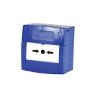 KAC Blue Manual Call Point, NO/NC Contacts, Glass Element