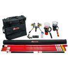 No Climb smoke & cordless heat test set 9.3 metres c/w 2 battery batons